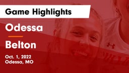 Odessa  vs Belton Game Highlights - Oct. 1, 2022