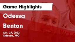 Odessa  vs Benton  Game Highlights - Oct. 27, 2022