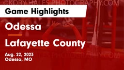 Odessa  vs Lafayette County  Game Highlights - Aug. 22, 2023