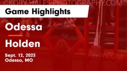Odessa  vs Holden  Game Highlights - Sept. 12, 2023
