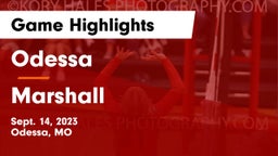 Odessa  vs Marshall  Game Highlights - Sept. 14, 2023