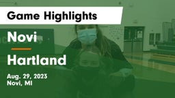 Novi  vs Hartland  Game Highlights - Aug. 29, 2023