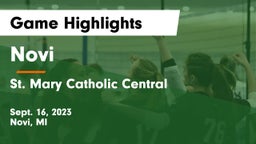 Novi  vs St. Mary Catholic Central  Game Highlights - Sept. 16, 2023