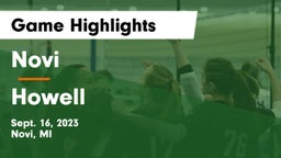 Novi  vs Howell  Game Highlights - Sept. 16, 2023
