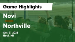 Novi  vs Northville  Game Highlights - Oct. 3, 2023