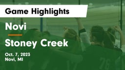 Novi  vs Stoney Creek  Game Highlights - Oct. 7, 2023