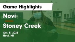 Novi  vs Stoney Creek  Game Highlights - Oct. 5, 2023