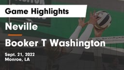 Neville  vs Booker T Washington  Game Highlights - Sept. 21, 2022