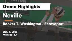 Neville  vs Booker T. Washington - Shreveport Game Highlights - Oct. 3, 2023