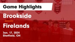Brookside  vs Firelands  Game Highlights - Jan. 17, 2024