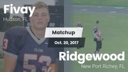 Matchup: Fivay  vs. Ridgewood  2017