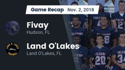 Recap: Fivay  vs. Land O'Lakes  2018