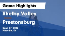 Shelby Valley  vs Prestonsburg  Game Highlights - Sept. 27, 2022
