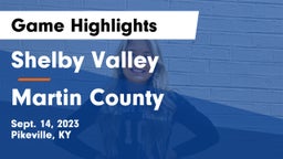 Shelby Valley  vs Martin County  Game Highlights - Sept. 14, 2023