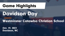 Davidson Day  vs Westminster Catawba Christian School Game Highlights - Oct. 19, 2021