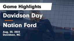 Davidson Day  vs Nation Ford  Game Highlights - Aug. 20, 2022