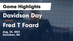 Davidson Day  vs Fred T Foard Game Highlights - Aug. 25, 2022
