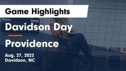 Davidson Day  vs Providence  Game Highlights - Aug. 27, 2022