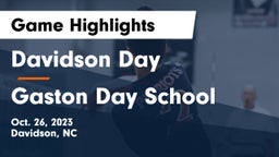 Davidson Day  vs Gaston Day School Game Highlights - Oct. 26, 2023