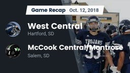 Recap: West Central  vs. McCook Central/Montrose  2018