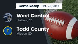 Recap: West Central  vs. Todd County  2018