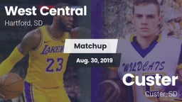 Matchup: West Central vs. Custer  2019