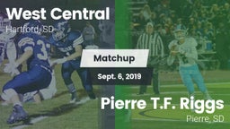 Matchup: West Central vs. Pierre T.F. Riggs  2019