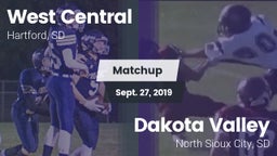 Matchup: West Central vs. Dakota Valley  2019