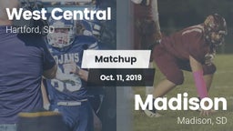Matchup: West Central vs. Madison  2019