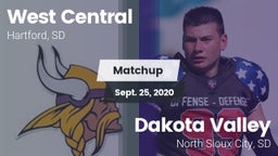 Matchup: West Central vs. Dakota Valley  2020