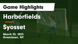 Harborfields  vs Syosset  Game Highlights - March 25, 2023