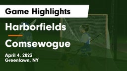 Harborfields  vs Comsewogue  Game Highlights - April 4, 2023