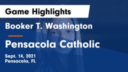 Booker T. Washington  vs Pensacola Catholic  Game Highlights - Sept. 14, 2021