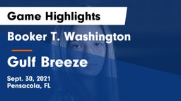 Booker T. Washington  vs Gulf Breeze  Game Highlights - Sept. 30, 2021