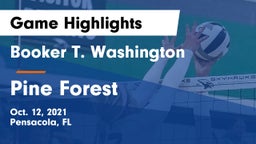 Booker T. Washington  vs Pine Forest Game Highlights - Oct. 12, 2021