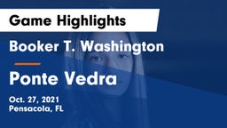 Booker T. Washington  vs Ponte Vedra  Game Highlights - Oct. 27, 2021