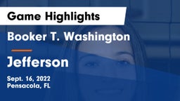 Booker T. Washington  vs Jefferson  Game Highlights - Sept. 16, 2022