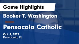 Booker T. Washington  vs Pensacola Catholic  Game Highlights - Oct. 4, 2022