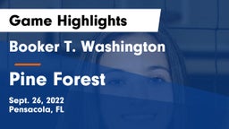 Booker T. Washington  vs Pine Forest Game Highlights - Sept. 26, 2022