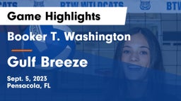 Booker T. Washington  vs Gulf Breeze  Game Highlights - Sept. 5, 2023
