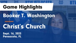 Booker T. Washington  vs Christ’s Church Game Highlights - Sept. 16, 2023
