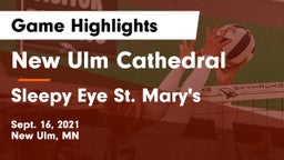 New Ulm Cathedral  vs Sleepy Eye St. Mary's  Game Highlights - Sept. 16, 2021