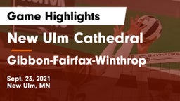 New Ulm Cathedral  vs Gibbon-Fairfax-Winthrop  Game Highlights - Sept. 23, 2021