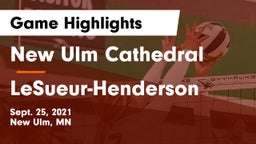 New Ulm Cathedral  vs LeSueur-Henderson  Game Highlights - Sept. 25, 2021
