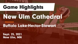 New Ulm Cathedral  vs Buffalo Lake-Hector-Stewart  Game Highlights - Sept. 25, 2021