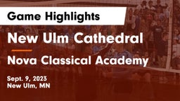 New Ulm Cathedral  vs Nova Classical Academy Game Highlights - Sept. 9, 2023