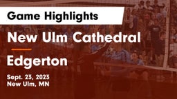 New Ulm Cathedral  vs Edgerton  Game Highlights - Sept. 23, 2023