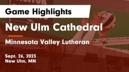 New Ulm Cathedral  vs Minnesota Valley Lutheran  Game Highlights - Sept. 26, 2023