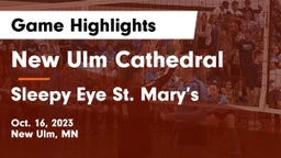 New Ulm Cathedral  vs Sleepy Eye St. Mary’s Game Highlights - Oct. 16, 2023