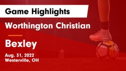 Worthington Christian  vs Bexley  Game Highlights - Aug. 31, 2022
